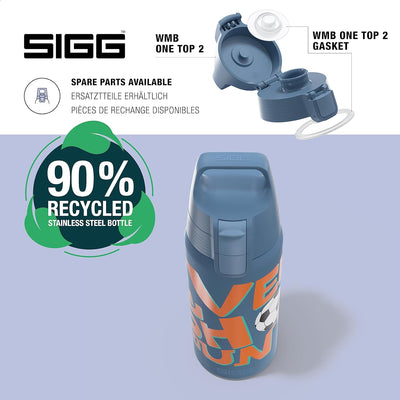 SIGG - Isolierte Trinkflasche Kinder - Shield Therm ONE - Für Kohlensäurehaltige Getränke Geeignet -