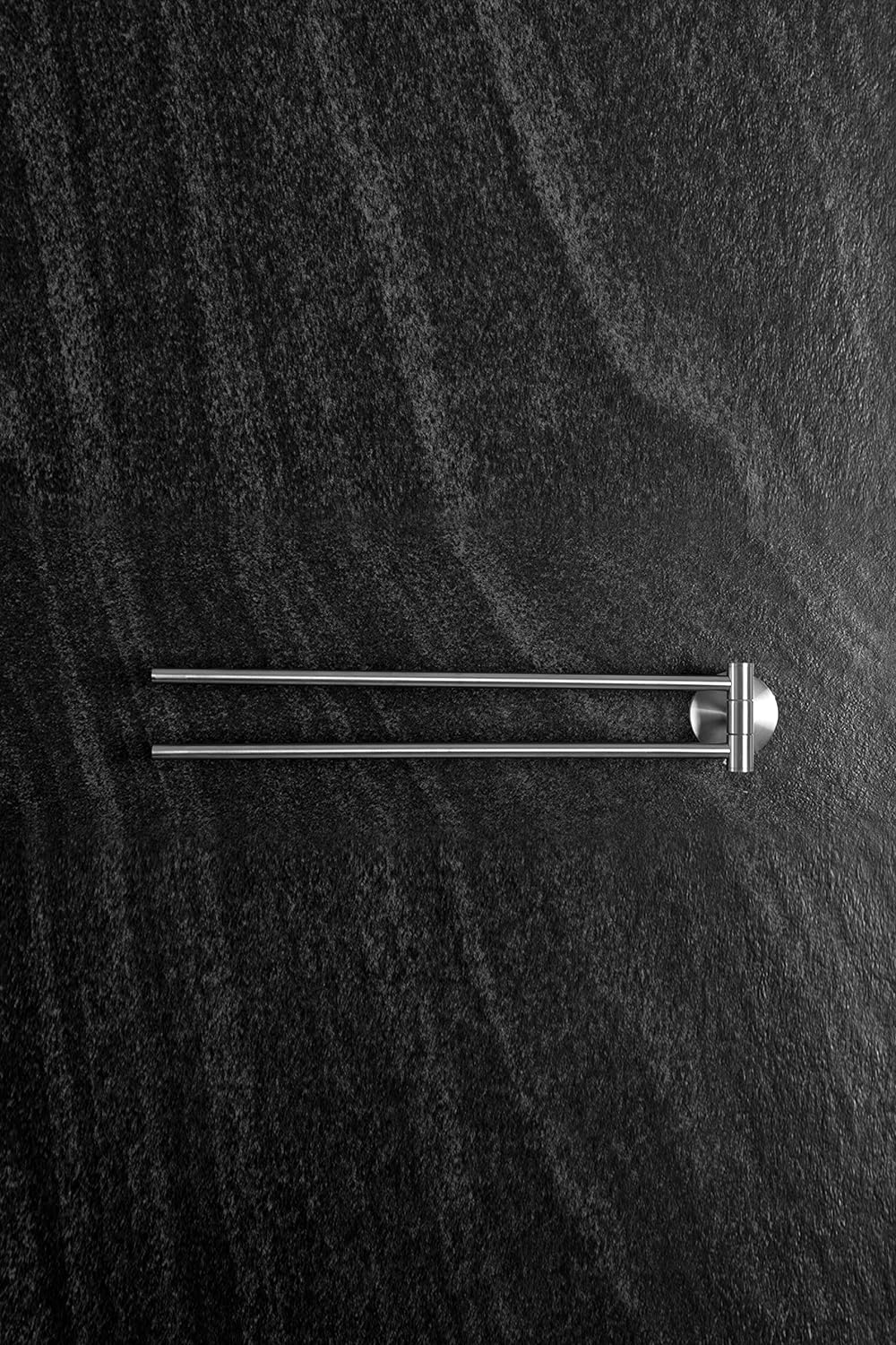 Ambrosya - Handtuchhalter zum Bohren - Badetuchhalter Handtuchstange Handtuch Haken Halter Wand Bad