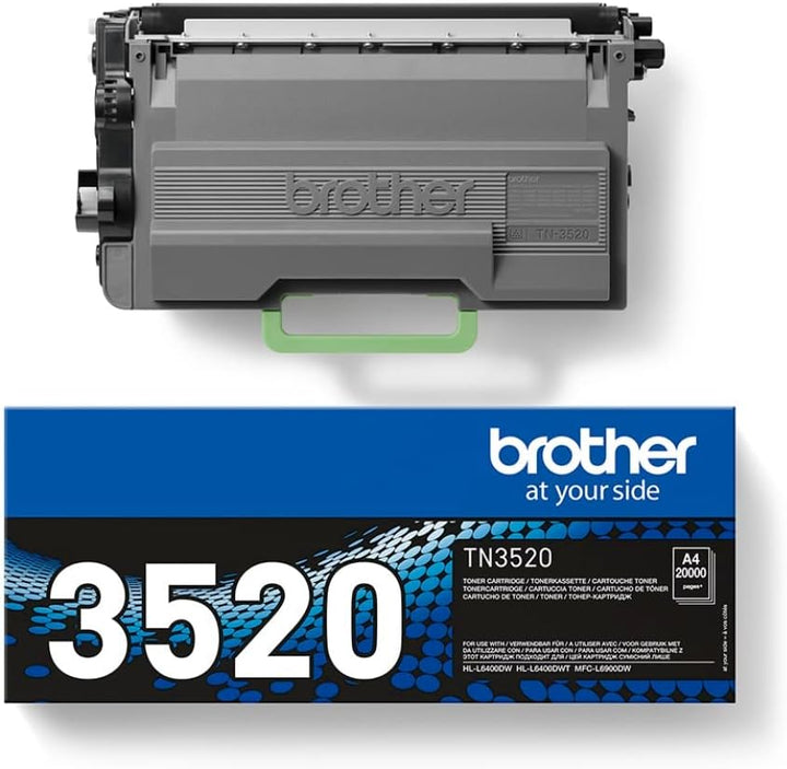 Brother Original Tonerkassette TN-3520 schwarz (für Brother HL-L6400DW, HL-L6400DWTT, MFC-L6900DW) O