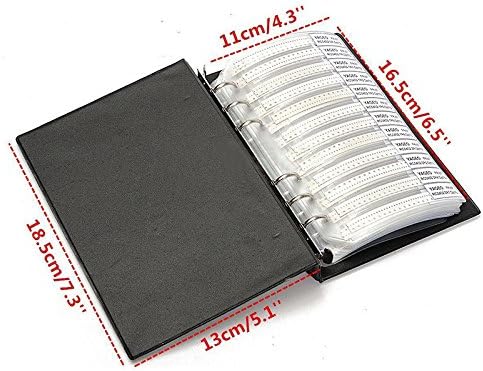 DollaTek Kondensator 1206 (0.5pF ~ 1uF) 80 Wert x 25pcs = 2000pcs SMD SMT Kondensator kombiniert Bei