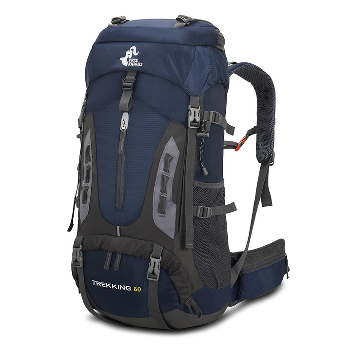 Bseash 60 l wasserdichter leichter Wanderrucksack mit Regenschutz, Outdoor-Sport, Reisen, Tagesrucks