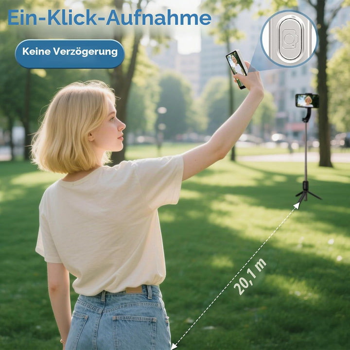 Vlog Screen Handy:1080P Magnetischer Selfie Monitor für Rückkamera,Spiegelung für iPhone&amp;Androids(Ni