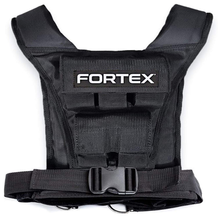 Fortex Gewichtsweste 10-20kg mit herausnehmbaren Gewichten | Trainingsweste Fitnessweste