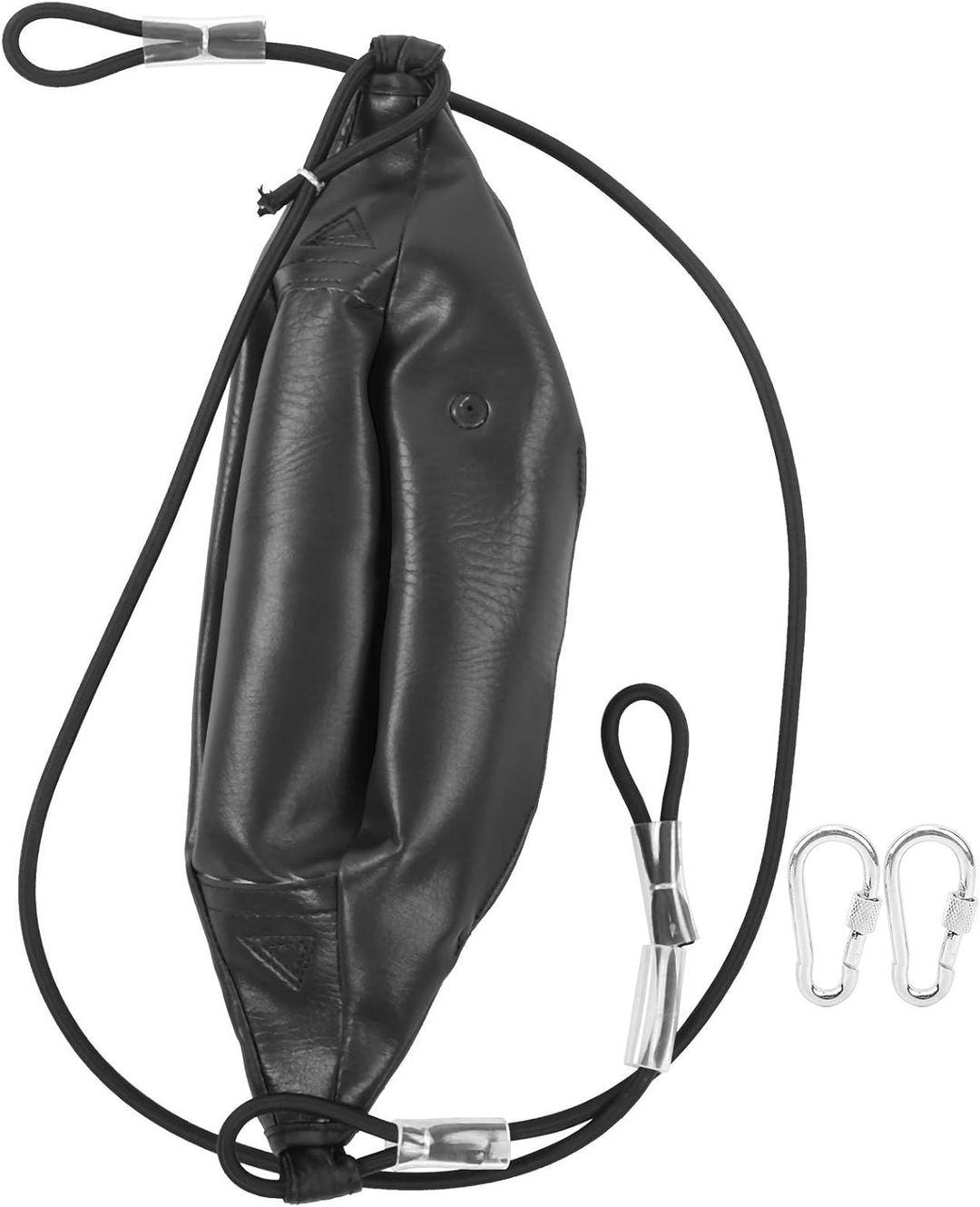 Dilwe Double-End-Ball aus PU-Leder Lochkugel mit elastischen Bändern Aufblasbare Box-PU-Birne Muay T