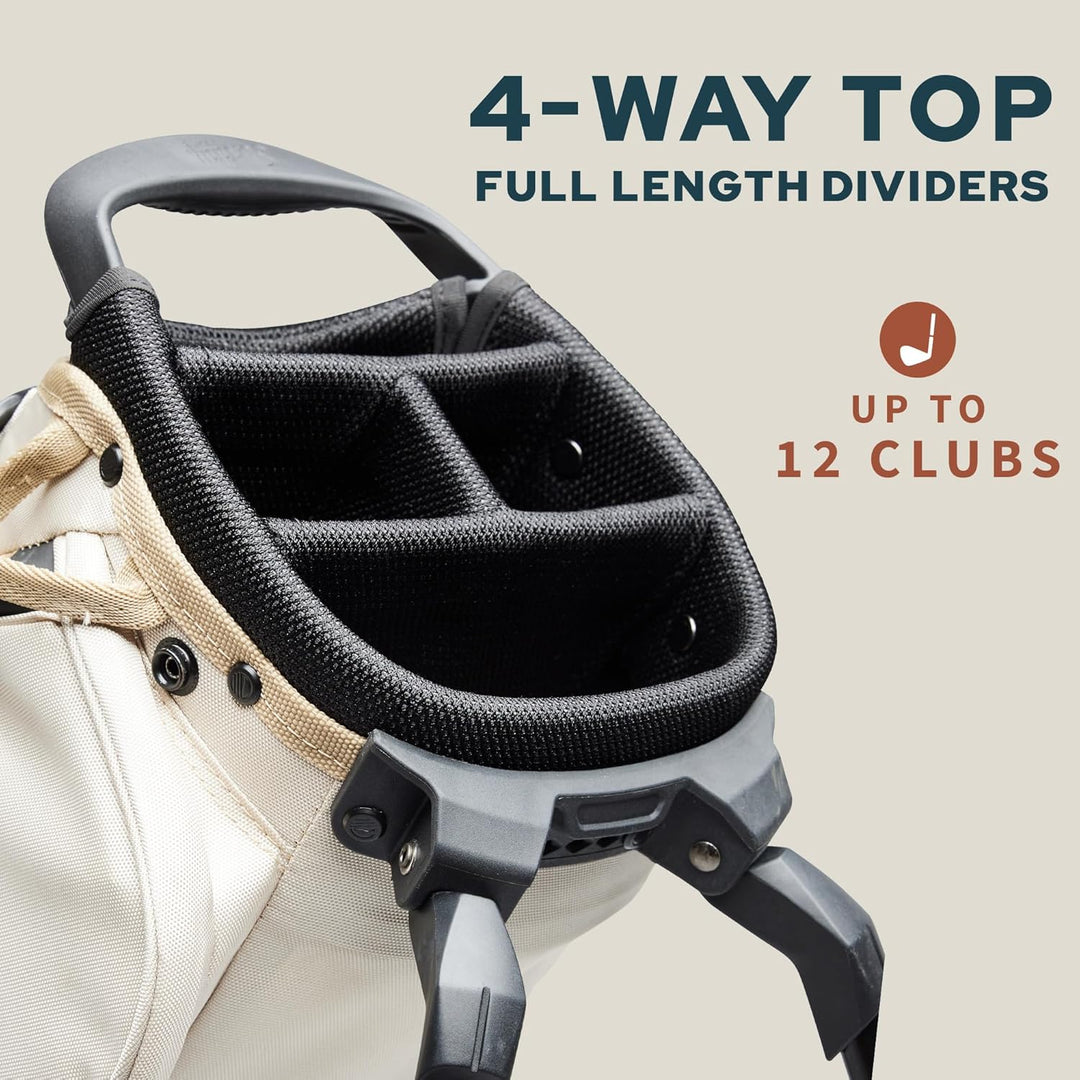 Sunday Golf EL Camino Tasche – Leichte Tasche mit Gurt und Ständer – Einfach zu tragen – Par 3 und S