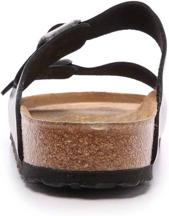 Birkenstock Kids Arizona Unisex-Kinder Pantoletten 37 EU Schmal Schwarz, 37 EU Schmal Schwarz