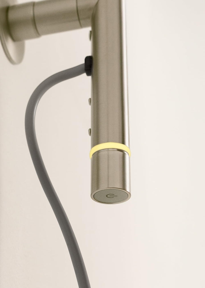 CREATE/WARM Towel Tube/Elektrischer Handtuchhalter mit 1 Stange Edelstahl/Vertikales Design, 150x2.5