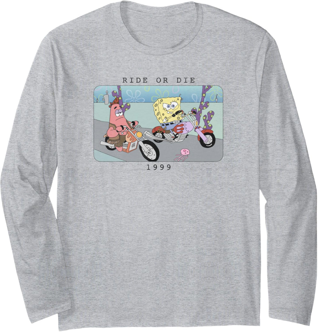 SpongeBob Schwammkopf Patrick SpongeBob Ride Or Die Panel Langarmshirt