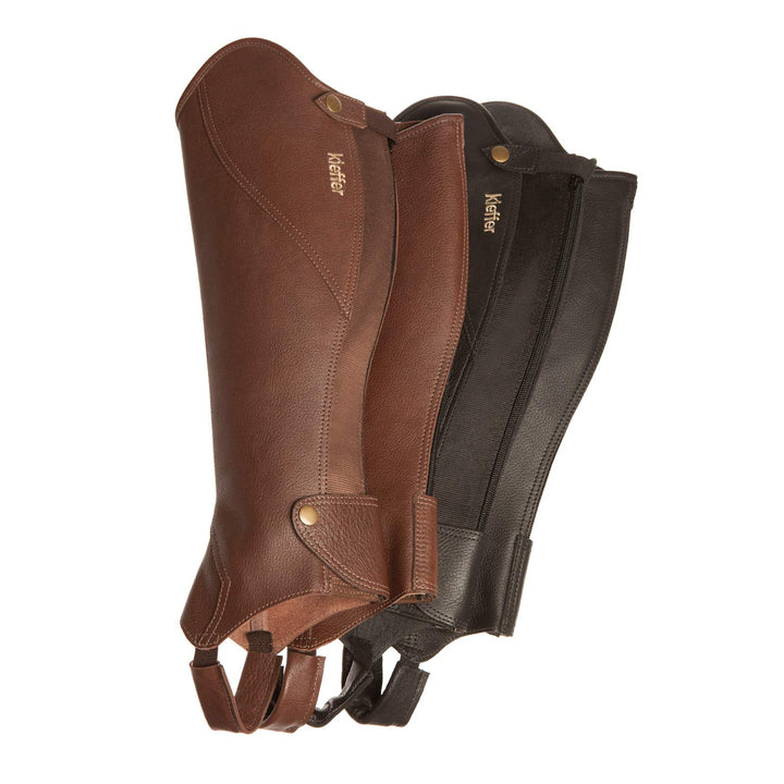 Kieffer Lederchaps Arlene Unicolor schwarz XS, XS
