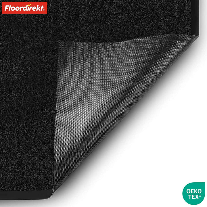 Floordirekt Schmutzfangmatte Rhine - waschbare & leistungsstarke Fussmatte - Sauberlaufmatte mit Rut