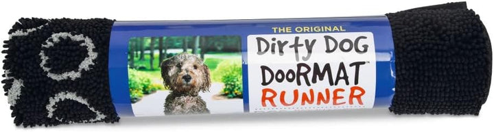 DGS Dirty Dog Doormat Runner L: 152 cm B: 76 cm schwarz 152 X 76 CM Schwarz, 152 X 76 CM Schwarz