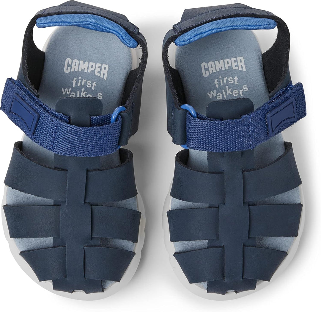 Camper Jungen Oruga Sandal K800489 Fisherman 23 EU Blau 001, 23 EU Blau 001