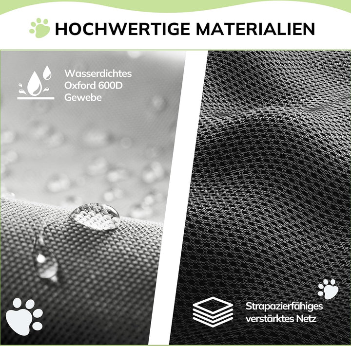 Morpilot Katzentransportbox für grosse Katzen und Welpen Katzenbox Hundetasche mit Sicherheit Reissv
