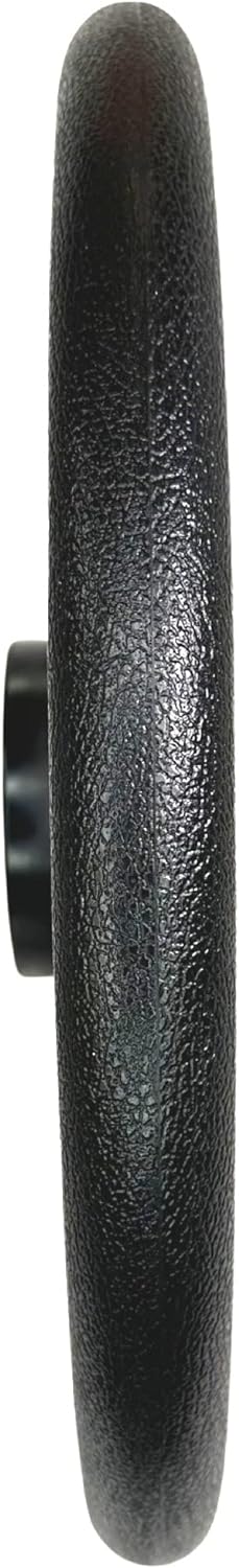 Savoretti Boot Edelstahl Steuerrad T9B 45cm Pu Griff Leder Look schwarz Lenkrad passend für Motorboo
