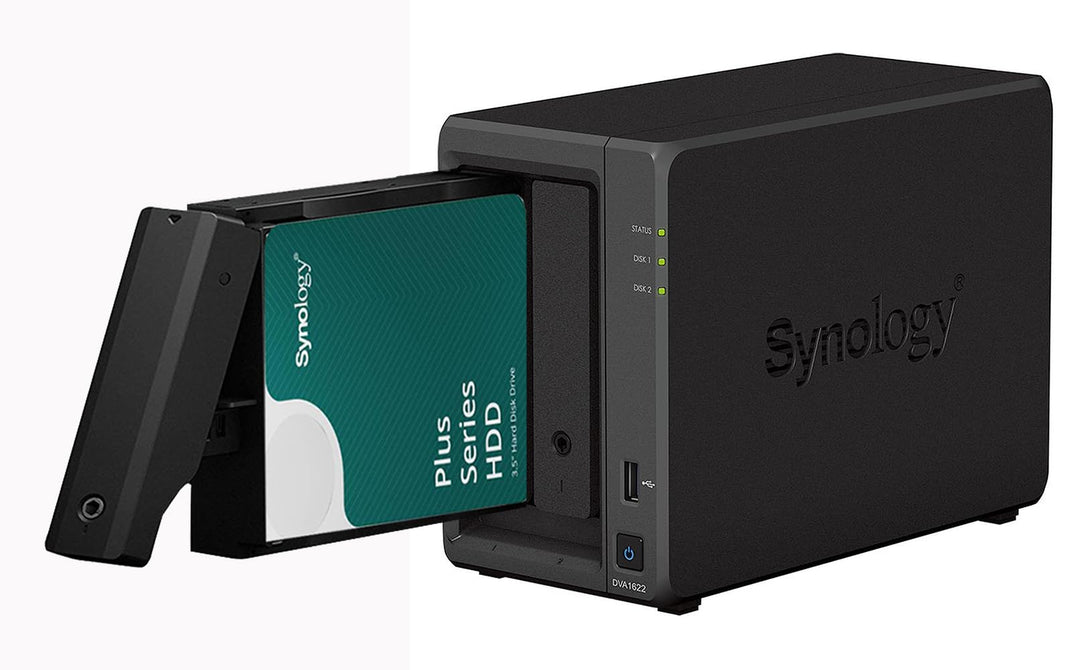 Synology DVA1622 NVR 8TB (2 x 4 TB) HAT3300