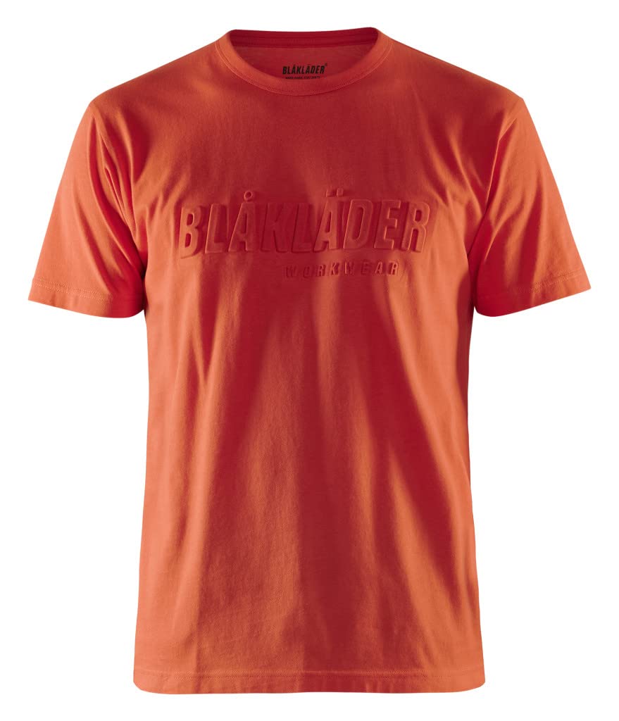 Blaklader T-Shirt 3D 3531-1042 XS Orange Rot, XS Orange Rot
