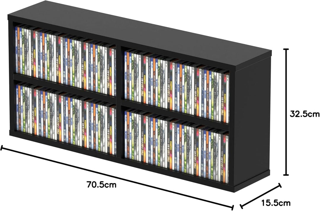 Glorious DJ AMS-CD-BOX-180-BLK 241493 Box 180 CD-Case (L x B x H) 705 x 155 x 325mm, Schwarz