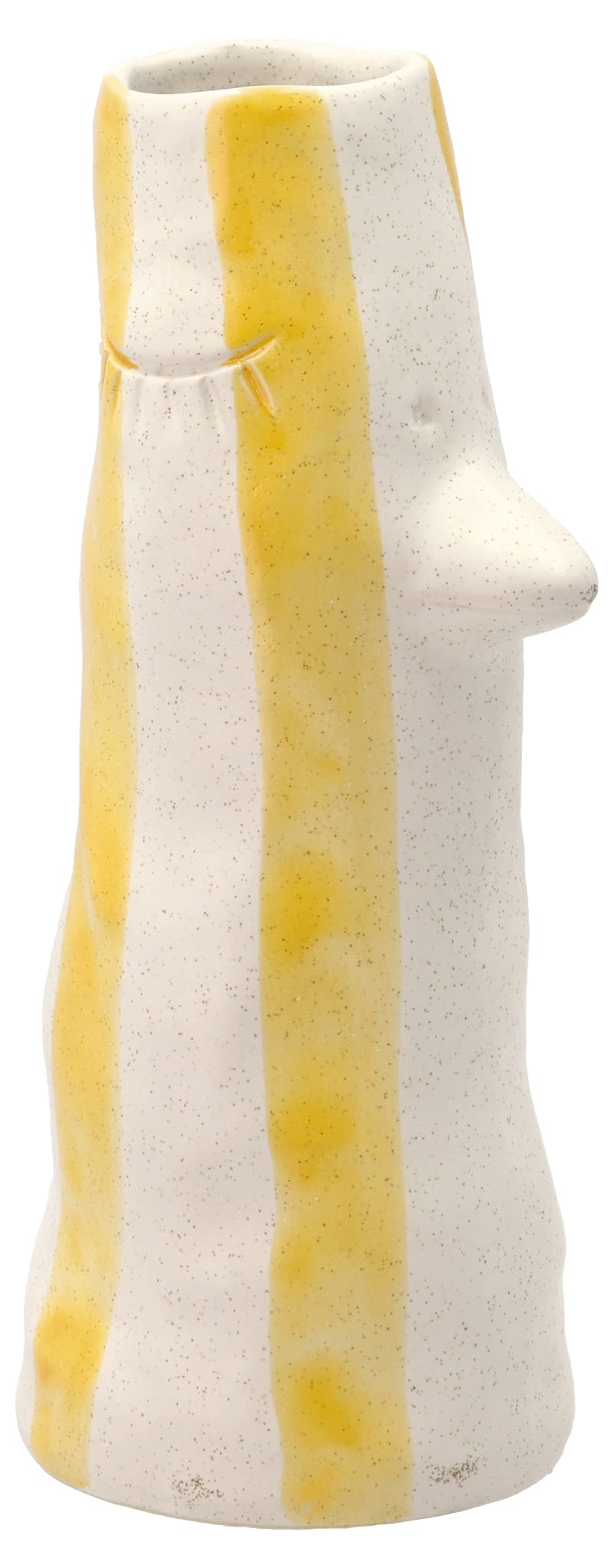 Villa Collection Styles Vase mit Schnabel und Wimpern 11,5 x 10 x 26 cm S Gelb, S Gelb