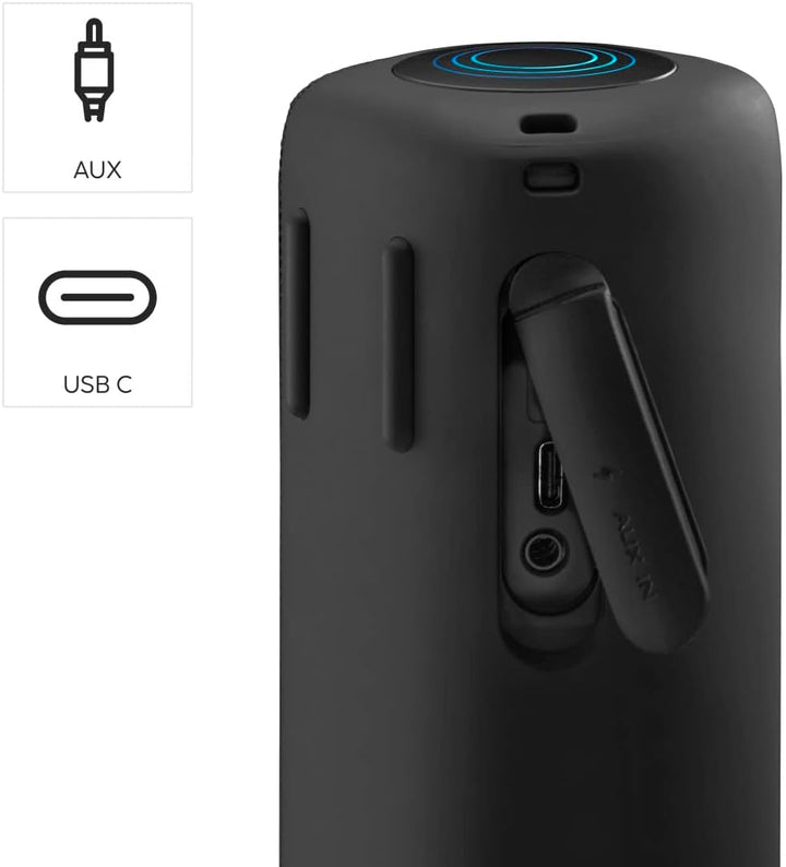 Hama Bluetooth-Lautsprecher wasserdicht zuhause u. outdoor (Musik-Box Bluetooth-Lautsprecher für Han