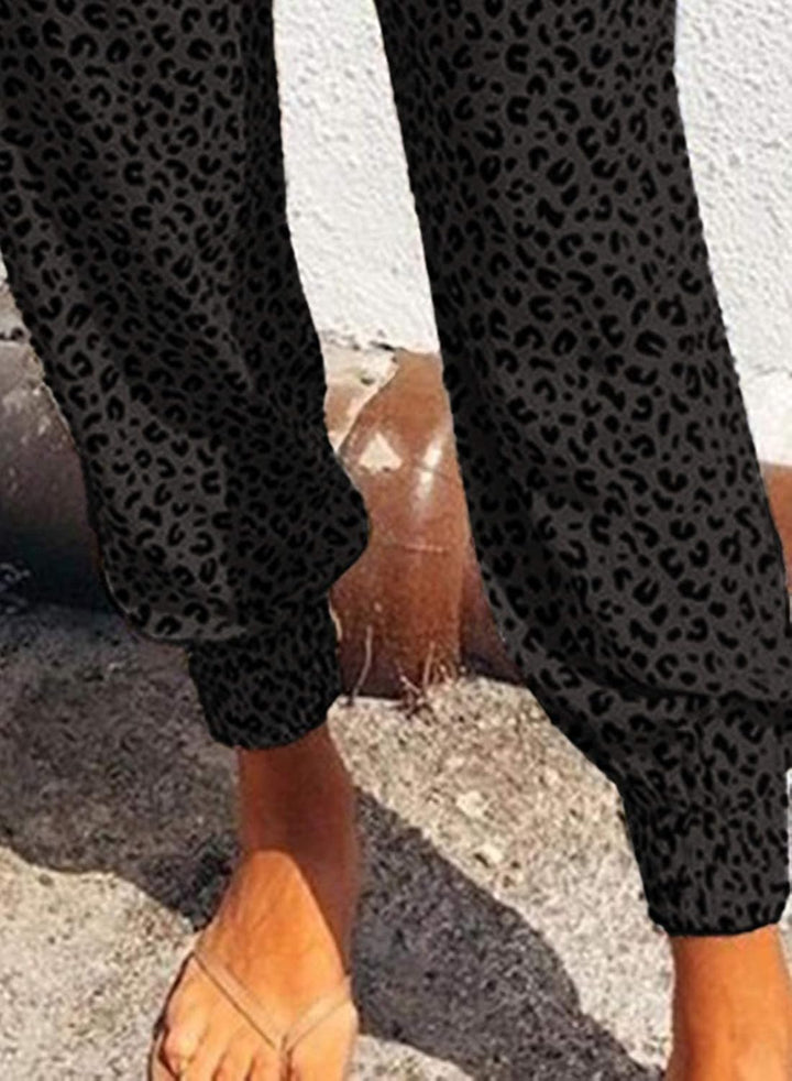 Dokotoo Damen Jogginghose Lang Freizeithose Sporthose Elastisch Pumphose Haremshose Lässige Lose Sto