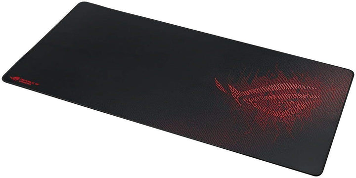 ASUS ROG Sheath Gaming Mauspad (Tischunterlage, extra gross, rutschfest) schwarz / rot, Schwarz