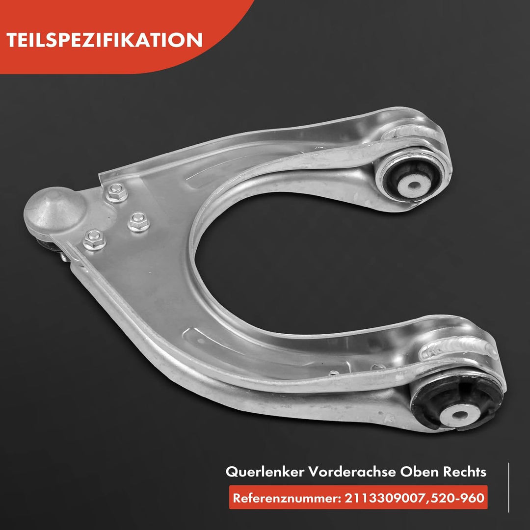 Frankberg Querlenker Radaufhängung Vorne Oben Rechts Kompatibel mit CLS C219 2004-2010 E-Klasse W211