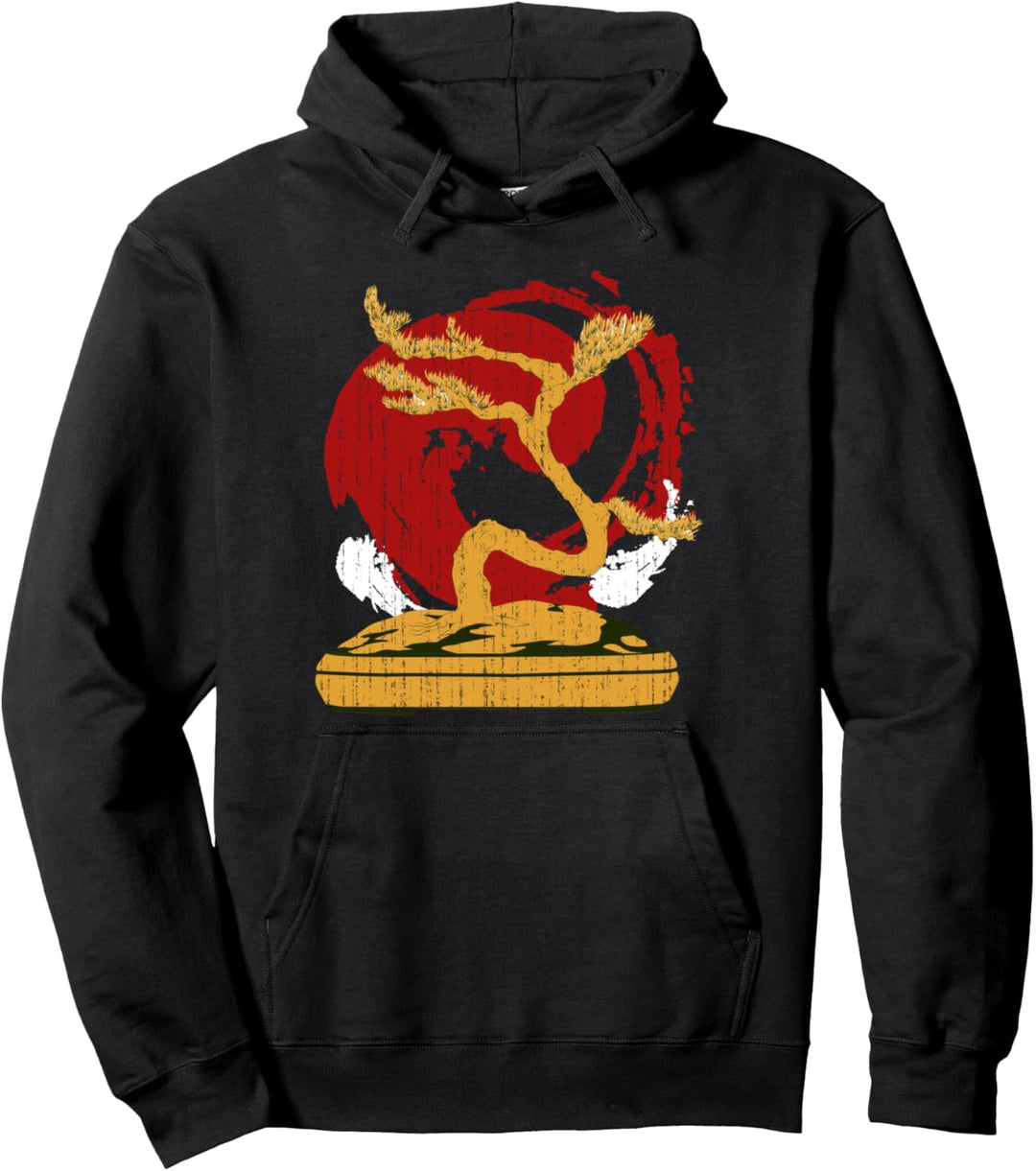 Japanische Kultur Aesthetic Zen Buddhist Garten Bonsai Pullover Hoodie