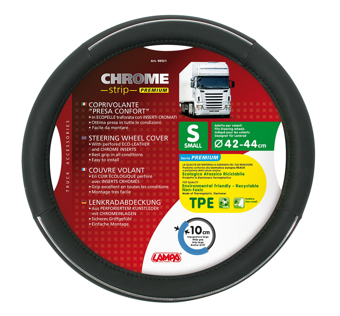 Lampa 98921 Lenkradbezug Crome Strip Premium S