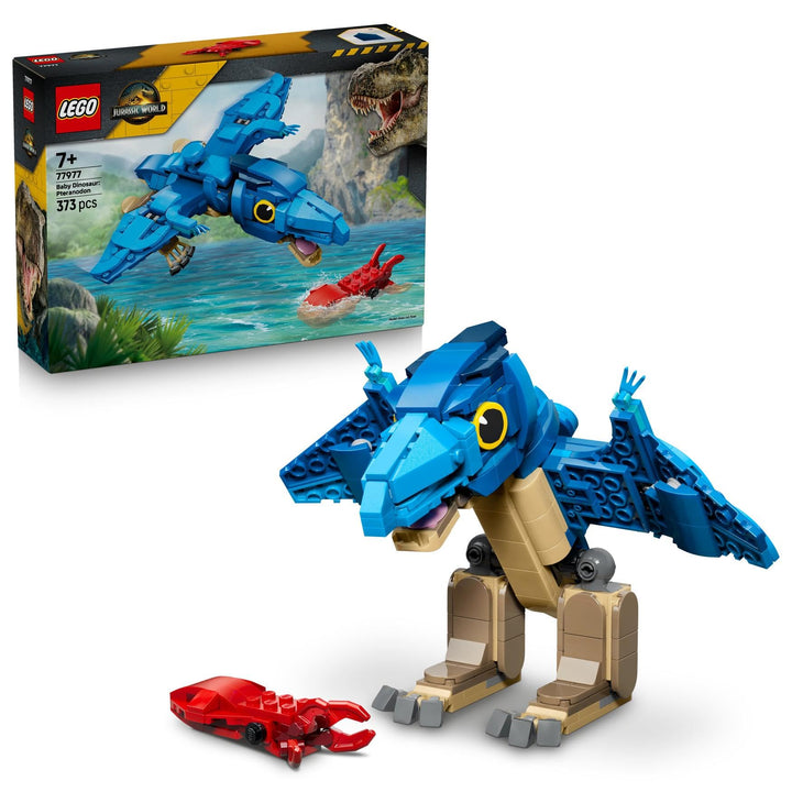 LEGO Jurassic World Baby-Dinosaurier: Pteranodon - Bauspielzeug - bewegliches Pteranodon und EIN Tin
