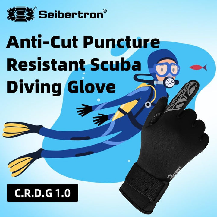 Seibertron Patentiert C.R.D.G 1.0 Tauchhandschuhe Aramid Schnittschutz Durchstichfeste XL C.R.D.G 1.