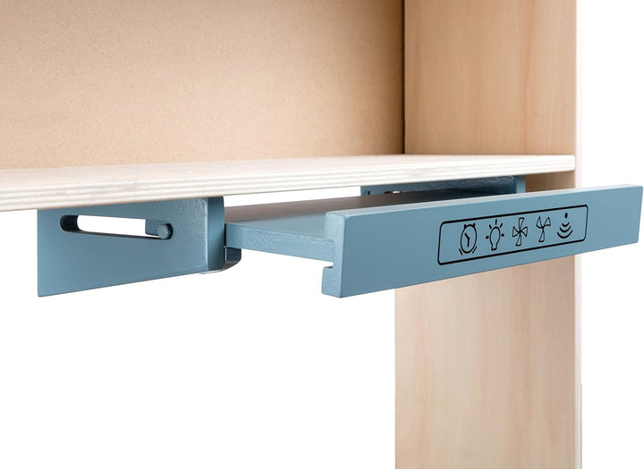 small foot 10749 Kinderküche modern aus Holz mit umfassender Ausstattung, Rollenspielzeug für Kinder