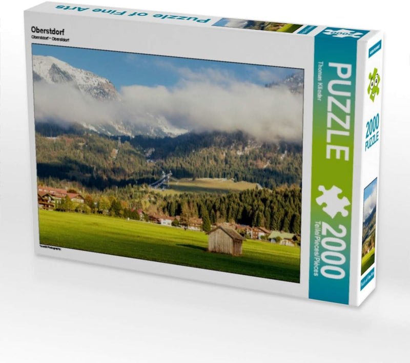 CALVENDO Puzzle Oberstdorf 2000 Teile Lege-Grösse 90 x 67 cm Foto-Puzzle Bild von TomKli