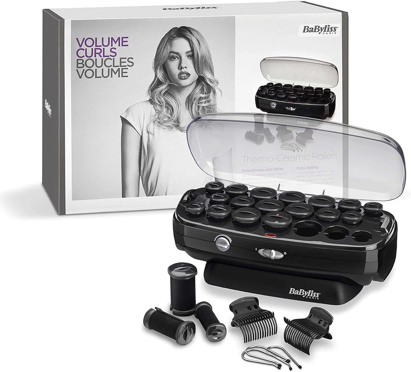 BaByliss Thermo Ceramic Rollers aufheizbare Lockenwickler mit Keramik-Beschichtung und Ionen-Technol