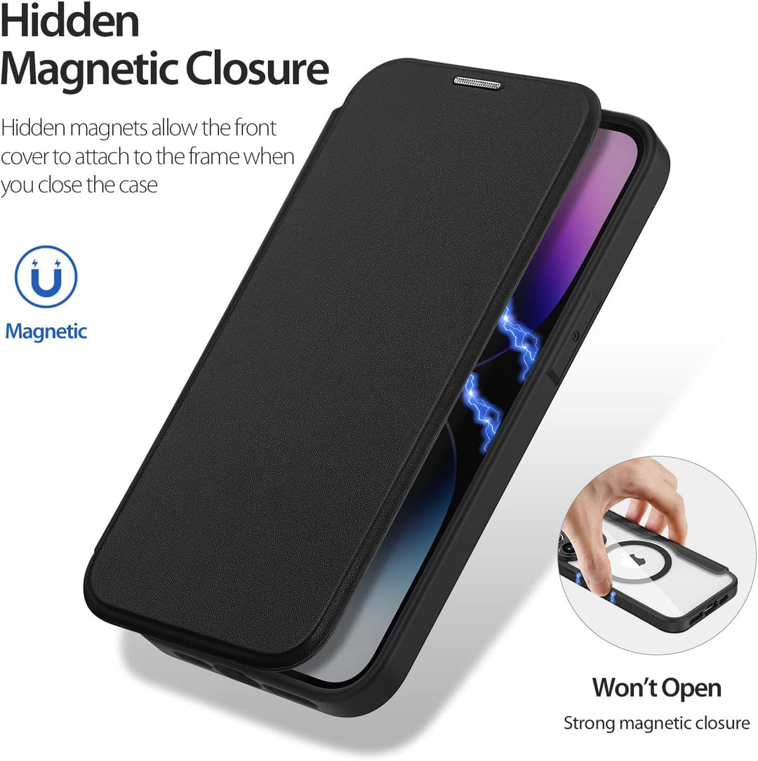 DUX DUCIS Hülle für iPhone 14 Pro 6,1" Handyhülle Kompatibel mit MagSafe, Transparente Anti-Kratzer