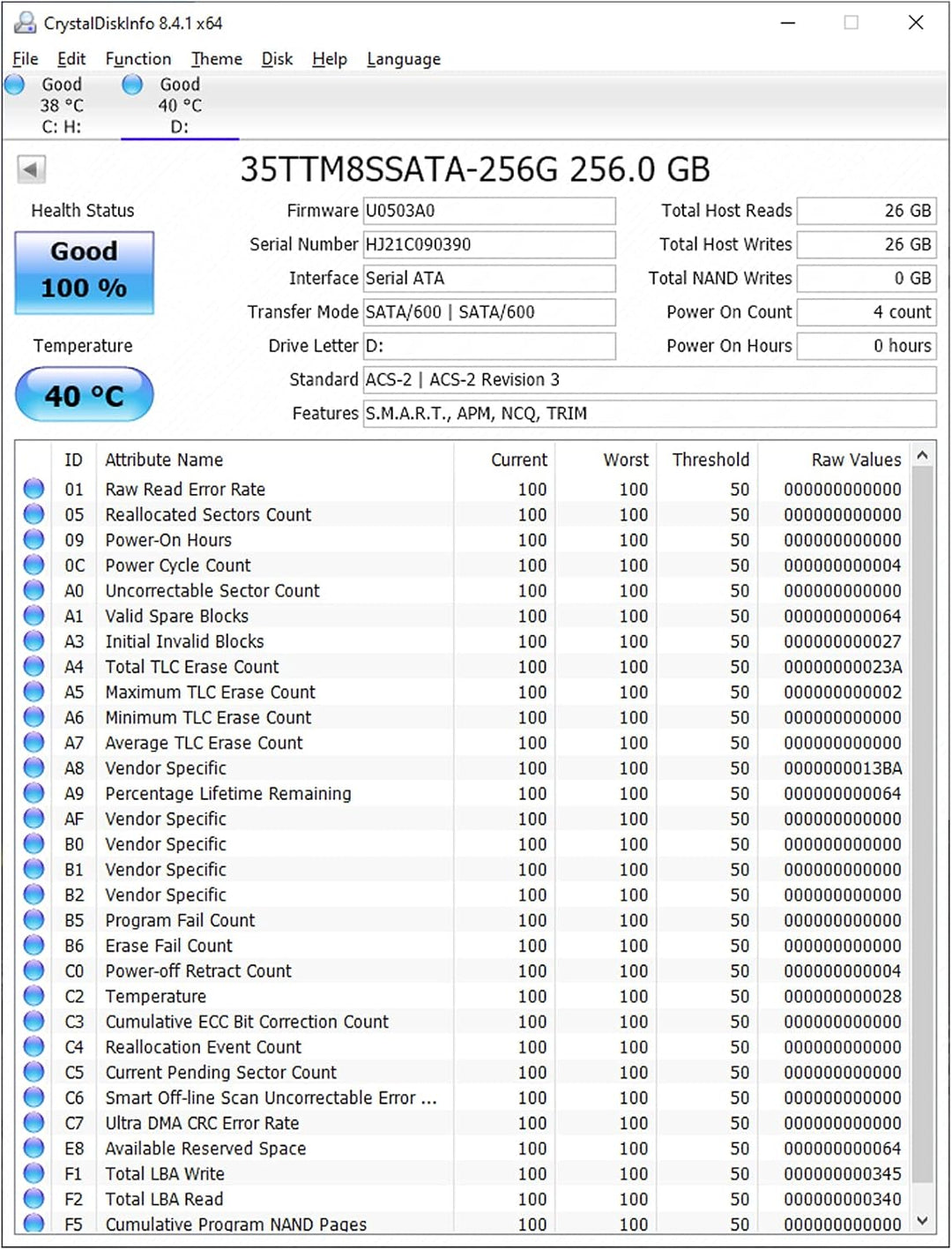 Timetec 256GBx2 (2er-Pack) SSD 3D NAND TLC SATA III 6 Gb/s M.2 2280 NGFF 128 TBW Lesegeschwindigkeit