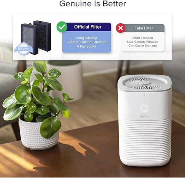 Levoit Luftreiniger Ersatz LV-H128-RF 3-in-1 Pre, True HEPA, Aktivkohle, 3-stufiges Filtersystem, LV