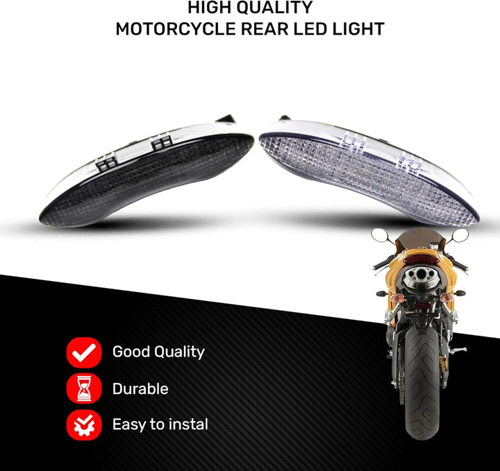 avdb-moto LED-Bremslicht mit integrierten Blinker kompatibel mit Triumph 675 Speed Street Triple (Kl