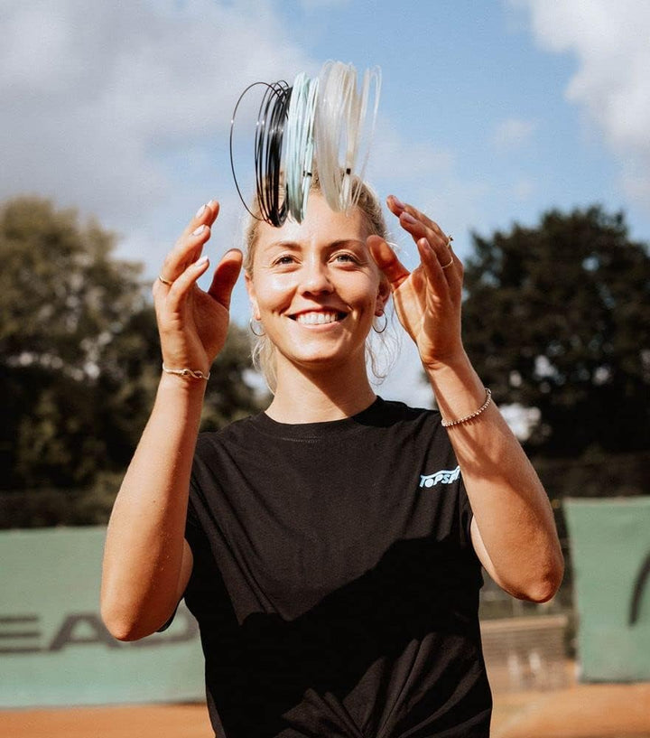 Topspin Tennissaite Cyber Flash - 220m 'The Classic One' Tennis-Saite für Gute Power und Spin Eigens