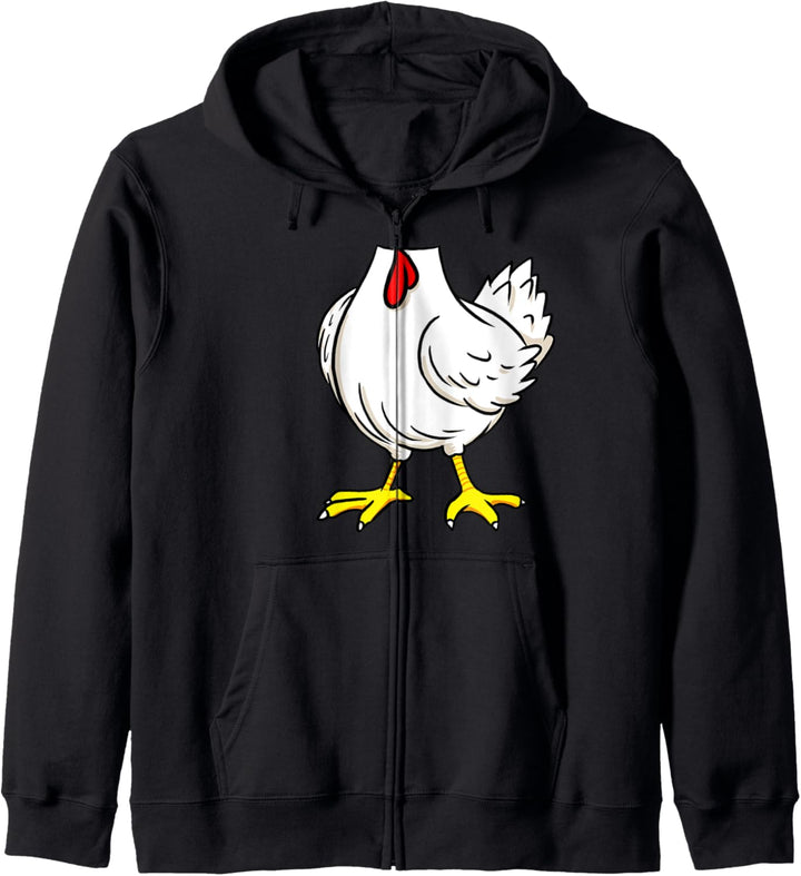 Huhn Kostüm Lustiges Bauernhof tier Halloween Kapuzenjacke