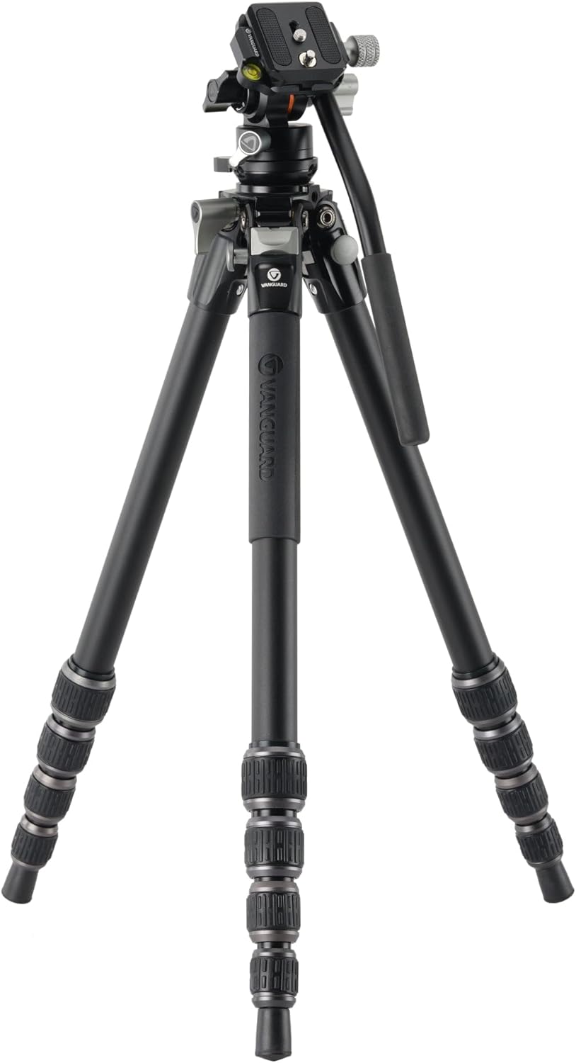 Vanguard Alta Pro 3VLT 235AV12 - Kompaktes Video-Reise-Stativ aus Aluminium mit Nivellierbasis - Tra