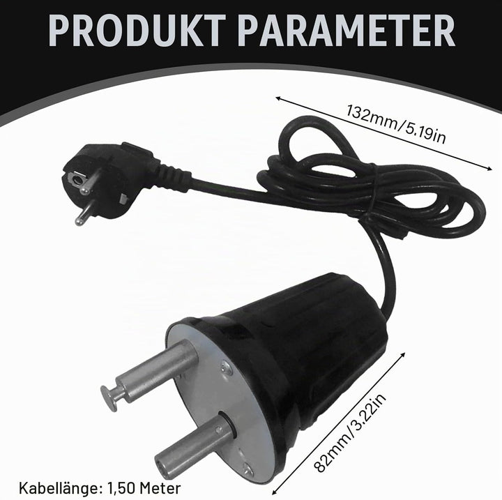 Grillmotor für Grillspiess, Grillmotor Elektromotor Grill Barbecue Rotator Motor 220-240V, Grillspie