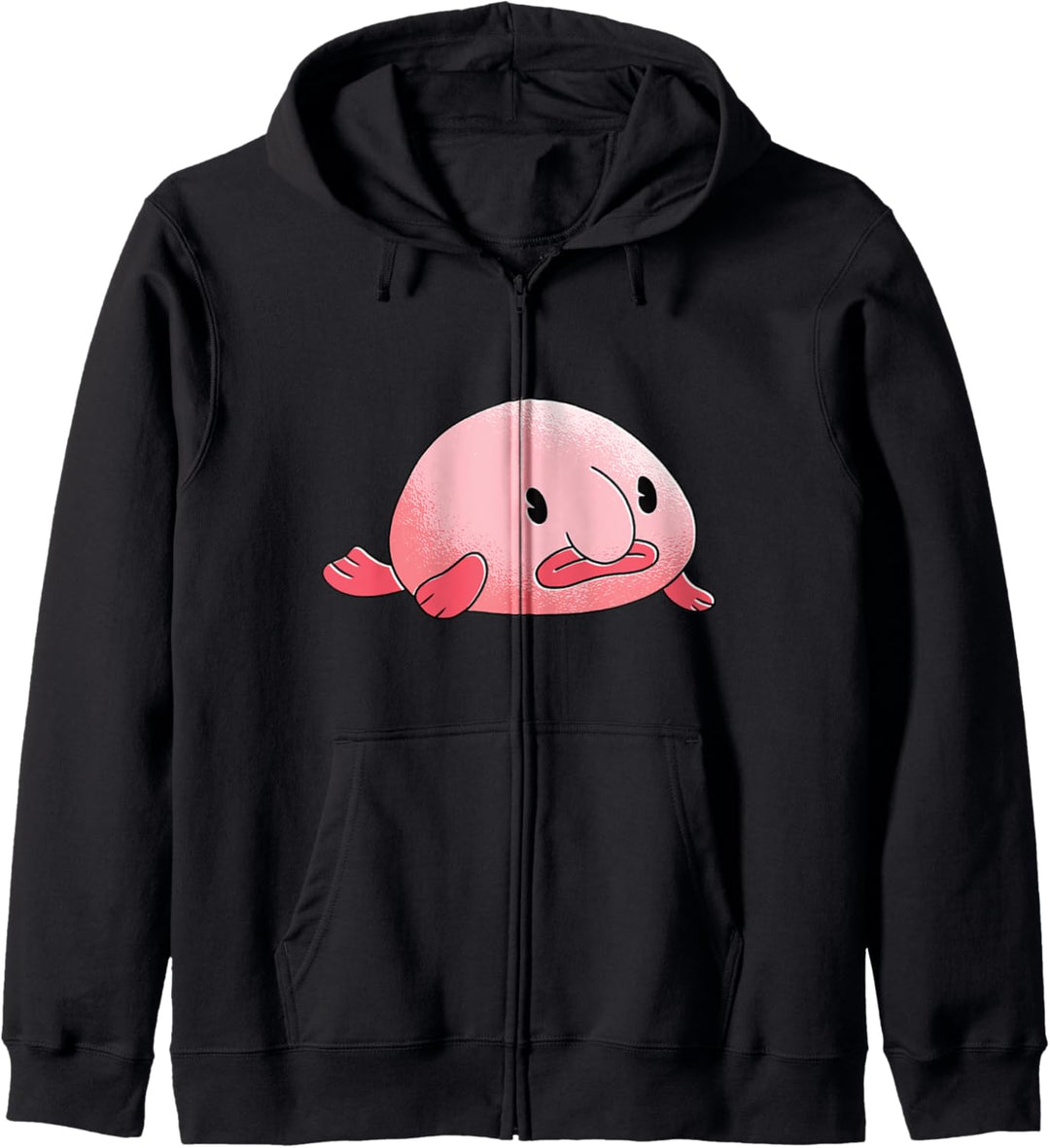 Blobfisch Tier Lustiges See Monster Hässlicher Fisch Kapuzenjacke