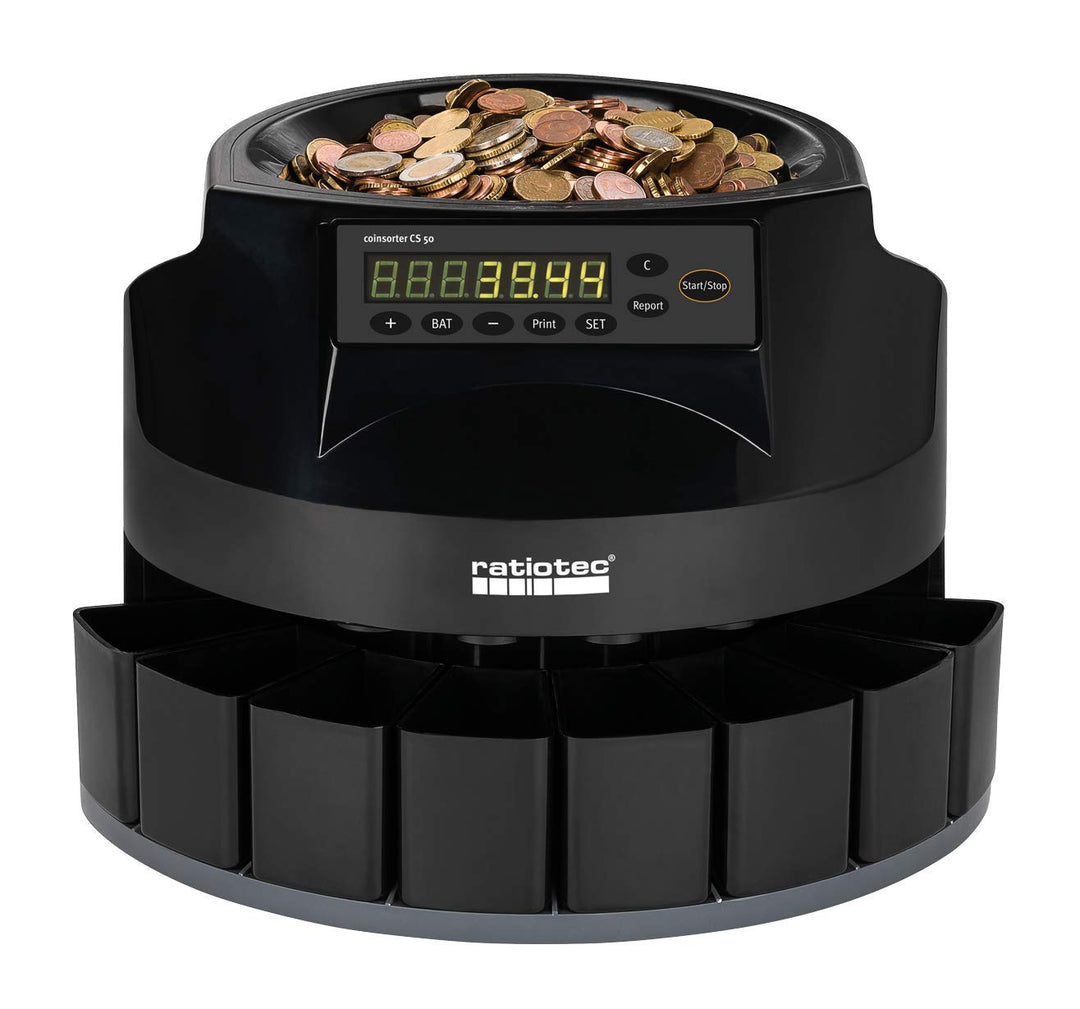 ratiotec 00946954 Münzzähl- und Sortiermaschine CS 50