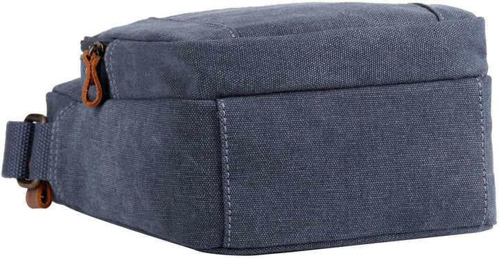 TRP0370 Troop London Classic Canvas Umhängetasche Blau, Blau