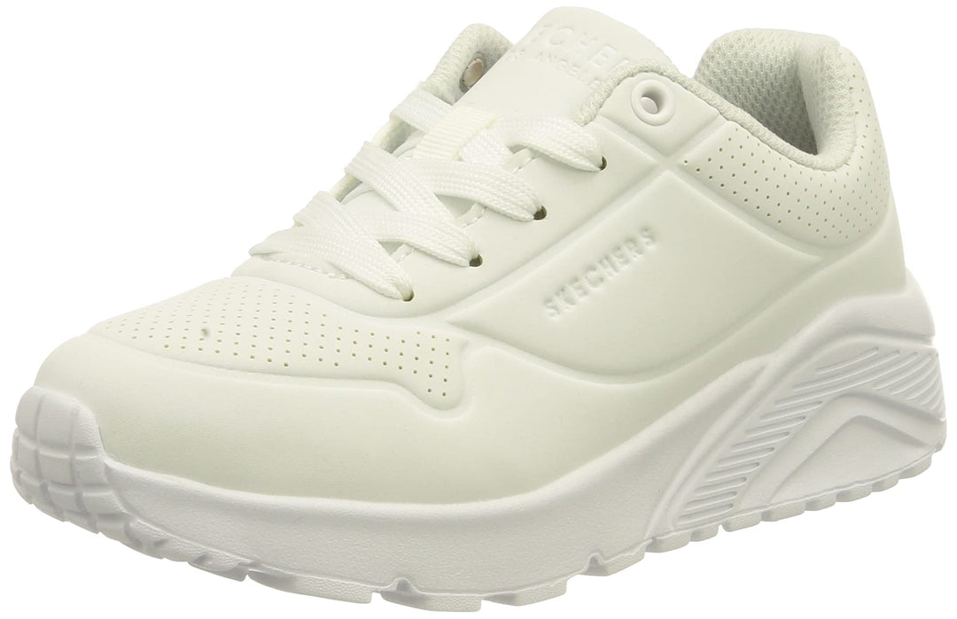 Skechers Jungen Uno Lite-delodox Sneaker 29 EU White Synthetic Trim L, 29 EU White Synthetic Trim L