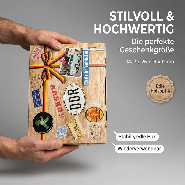 Geschenk bester Papa - Geburtstag Geschenk - Suessigkeiten DDR Suessigkeiten Box XXL, Suessigkeiten