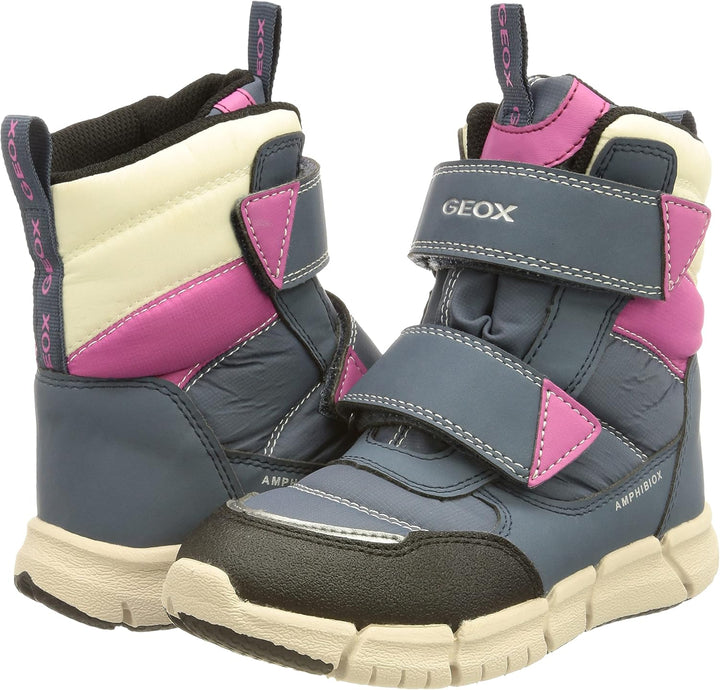 Geox Mädchen J Flexyper Girl B Ab Stiefeletten 36 EU Avio Fuchsia, 36 EU Avio Fuchsia