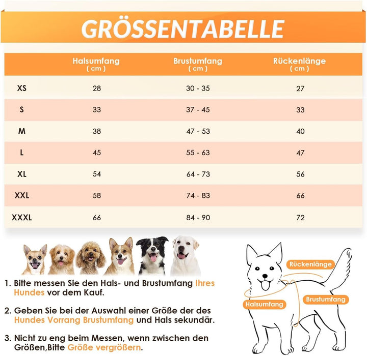 Nasjac Winter Hundemantel mit abnehmbarem Geschirr, wasserdichte Fleece warm hundejacke für kleine m
