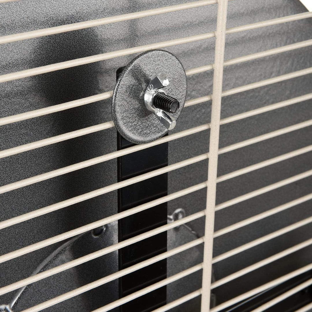 Montana Cages | Artgerechtes Metalllaufrad für Degus und Chinchillas | extra gross mit Ø 38cm
