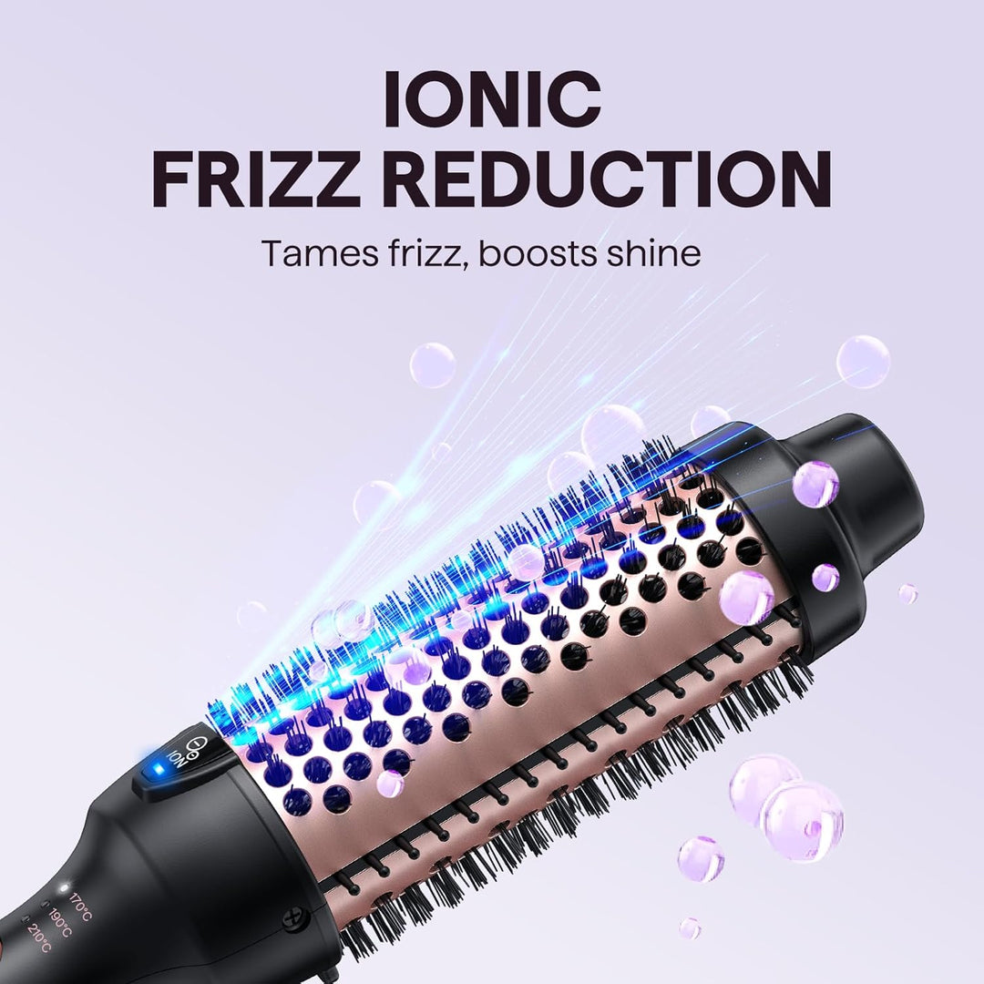Wavytalk Thermobürste, Thermal Brush 38mm Ionische Lockenbürste erhitzt zur Erzeugung natürlicher Lo